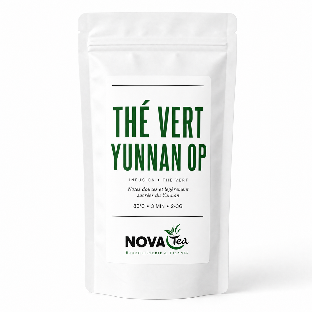 Thé Vert Yunnan OP Feuilles