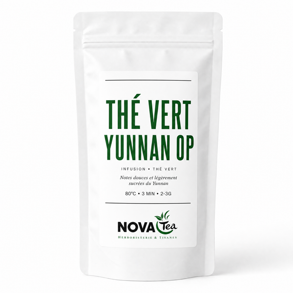 Thé Vert Yunnan OP Feuilles