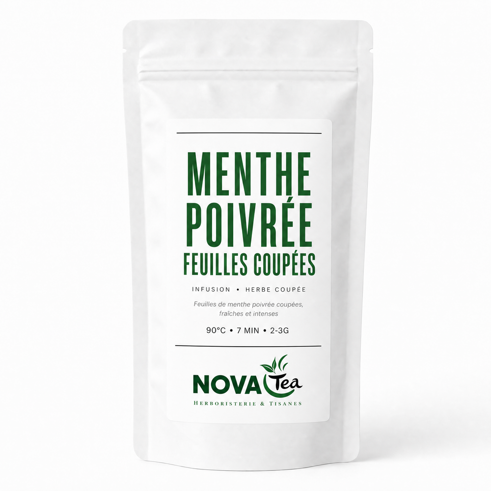 Menthe Poivrée Feuilles Coupées