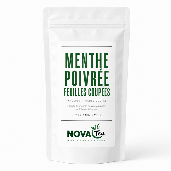Menthe Poivrée Feuilles Coupées