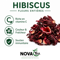 Hibiscus Fleurs Entières