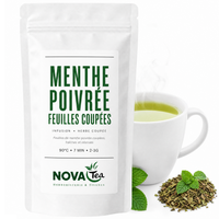 Menthe Poivrée Feuilles Coupées
